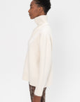 ROSETTA GETTY - Double Layer Pullover, Ivory