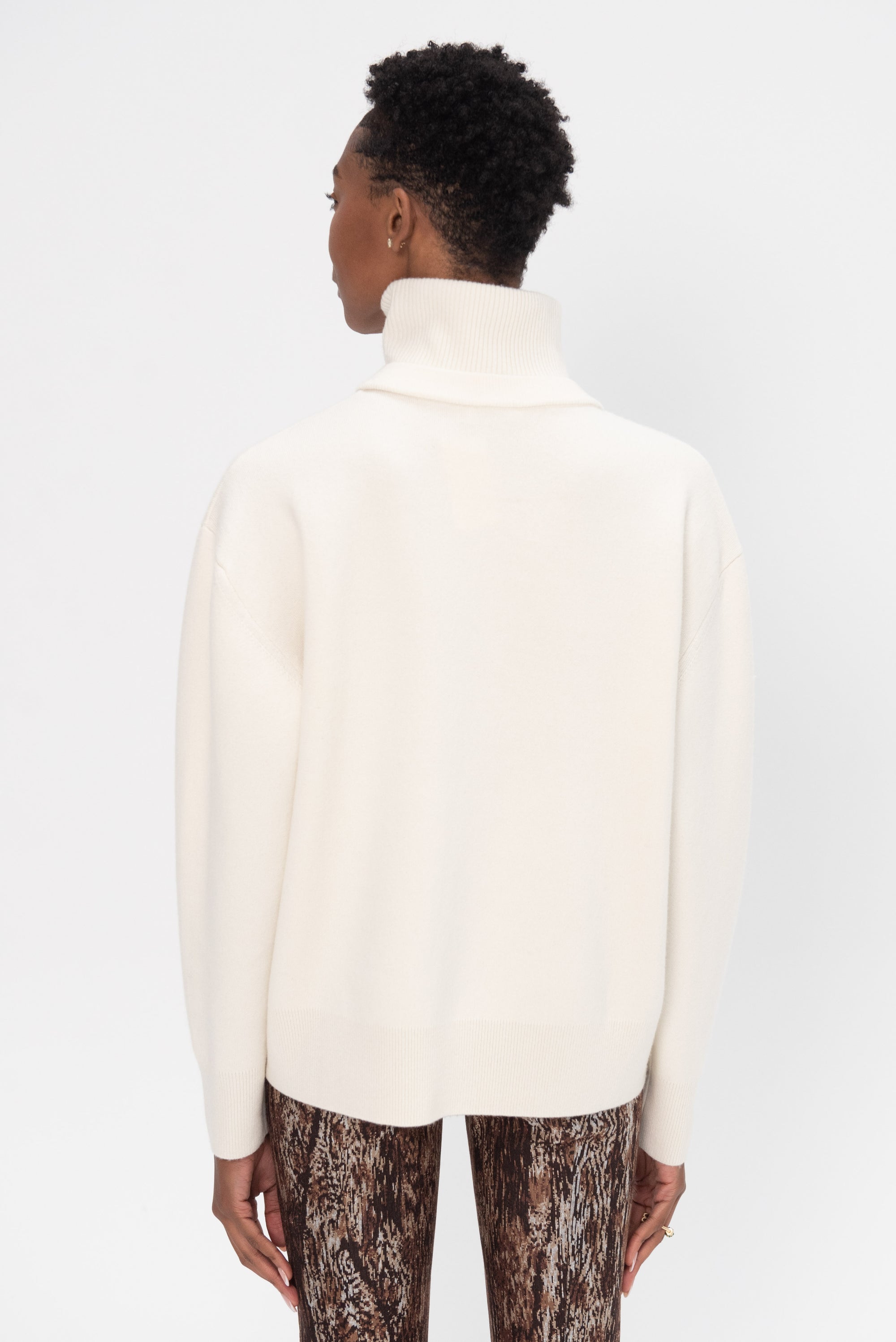 ROSETTA GETTY - Double Layer Pullover, Ivory