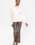 ROSETTA GETTY - Double Layer Pullover, Ivory