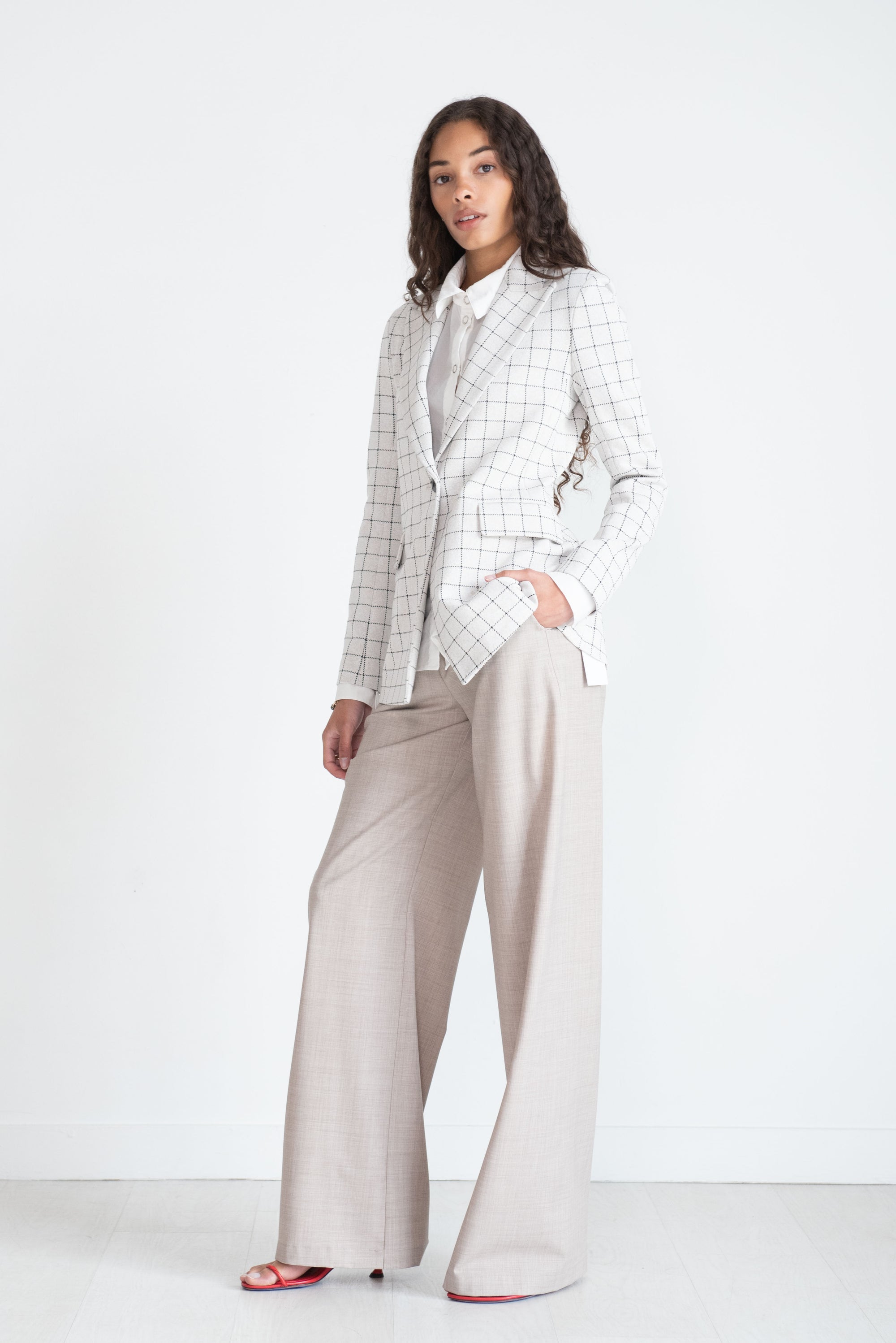 ROSETTA GETTY - Relaxed Pull On Pant, Turtledove