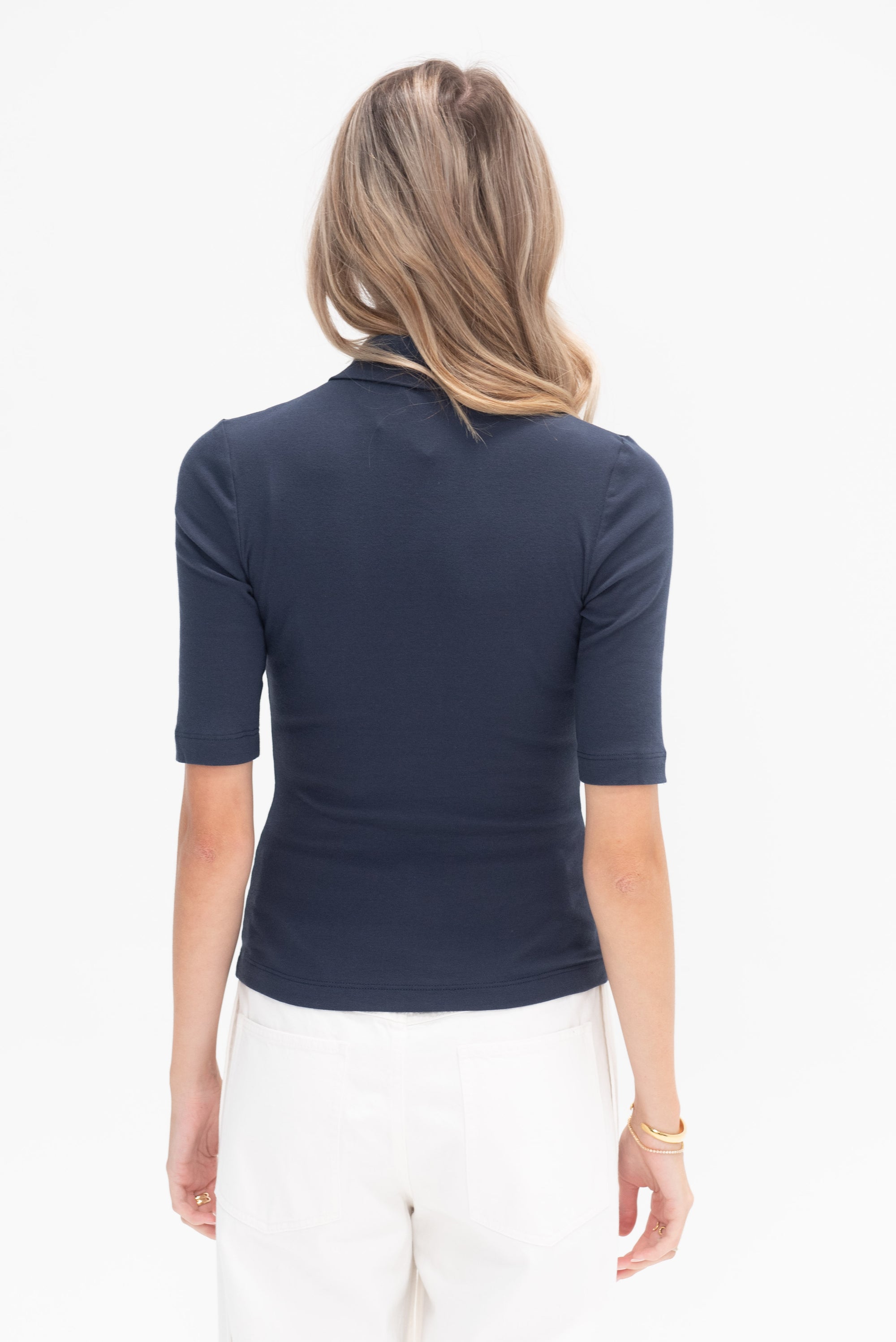 ROSETTA GETTY - Polo Shirt, Indigo