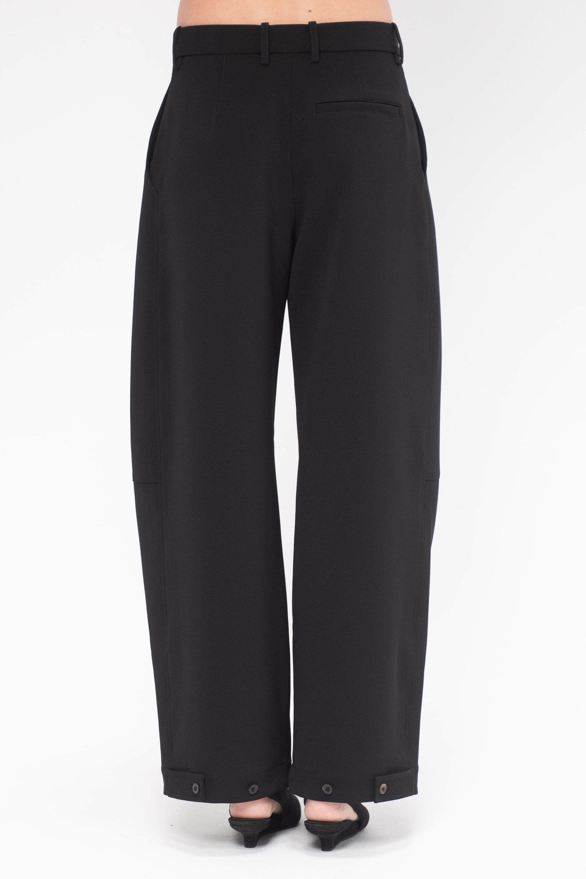 Straight Taper Tab Pant, Black