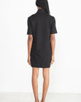 ROSETTA GETTY - Zip Up Shift Dress, Black