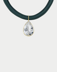 SAUER - Yvonne Rock Crystal Necklace, Green