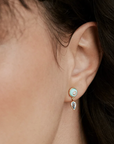 SAUER - Uirapuru Earrings, Blue Topaz