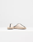 TOTEME - The Espadrille Slipper, Ecru & Black