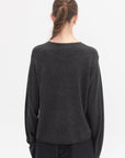 SOFIE D'HOORE - Malou Wool Cashmere Crewneck Sweater, Charcoal