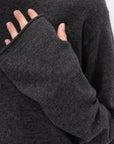 SOFIE D'HOORE - Malou Wool Cashmere Crewneck Sweater, Charcoal