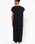 Cotton Jersey Dress, Black