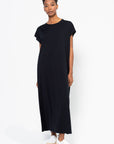 Cotton Jersey Dress, Black