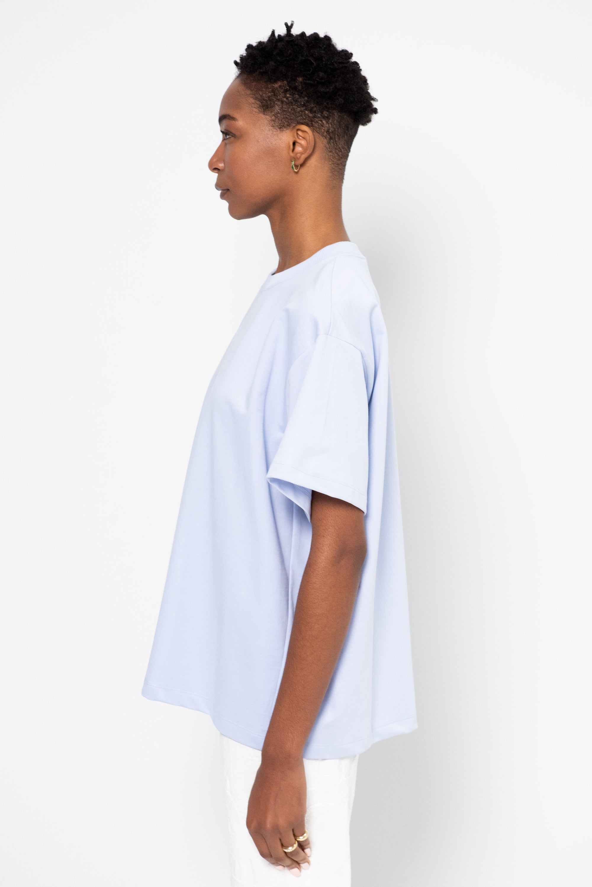 Big Cotton Jersey Tee, Sky