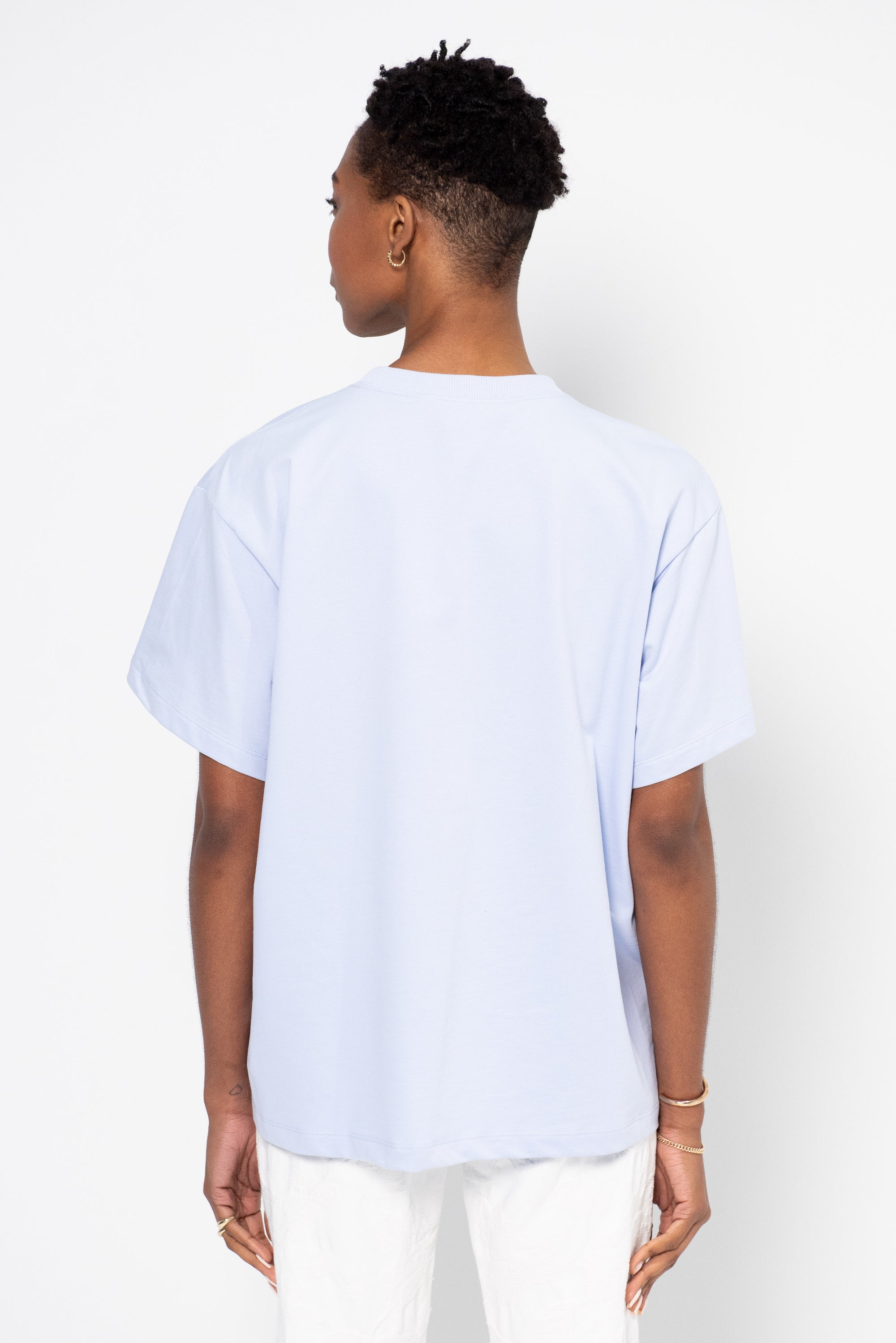 Big Cotton Jersey Tee, Sky