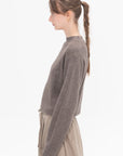 SOFIE D'HOORE - Montana Ribbed Sweater, Taupe Melange