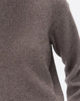 SOFIE D'HOORE - Montana Ribbed Sweater, Taupe Melange