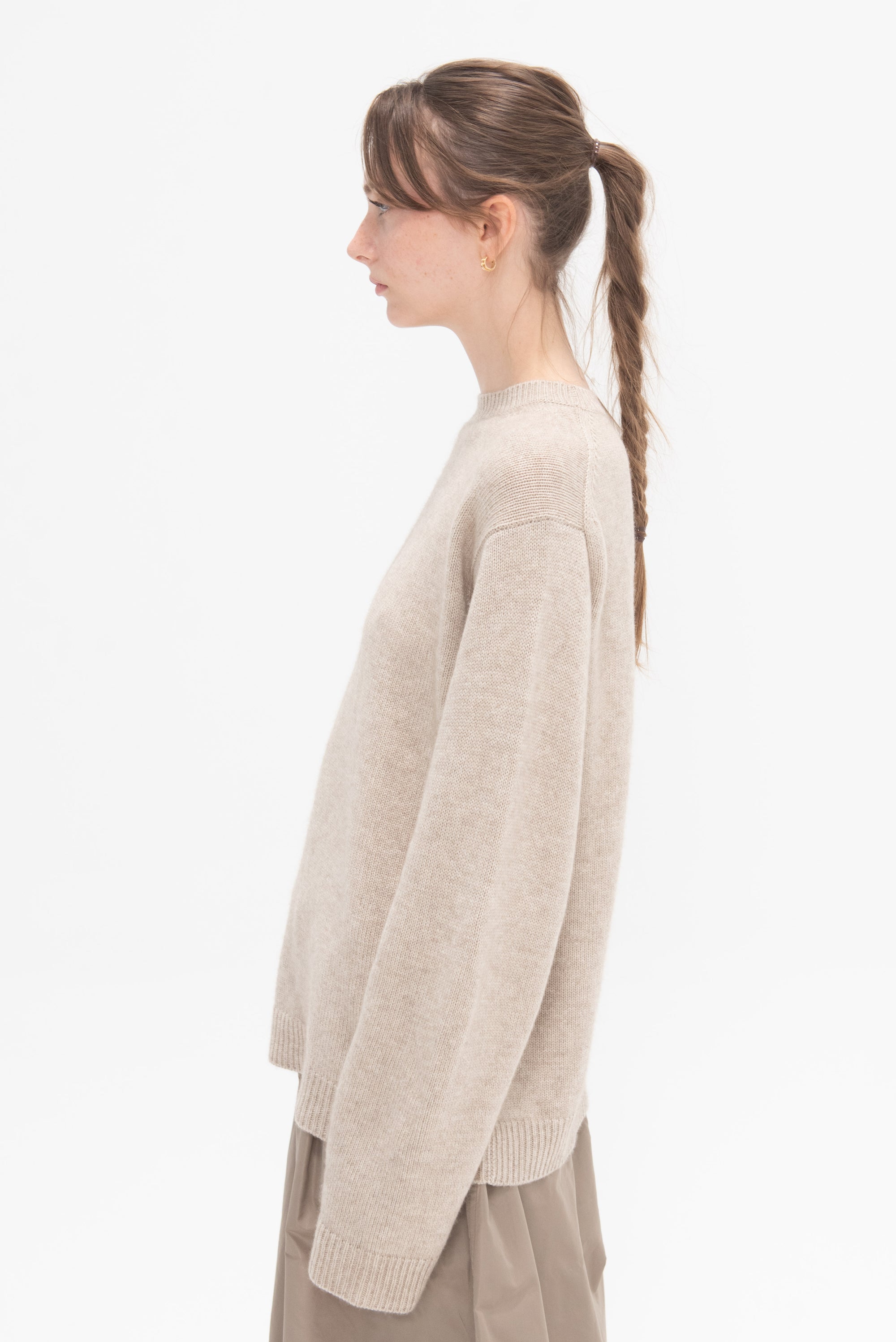 SOFIE D'HOORE - Moody Cashmere Sweater, Oatmeal