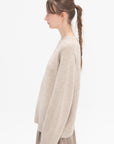 SOFIE D'HOORE - Moody Cashmere Sweater, Oatmeal