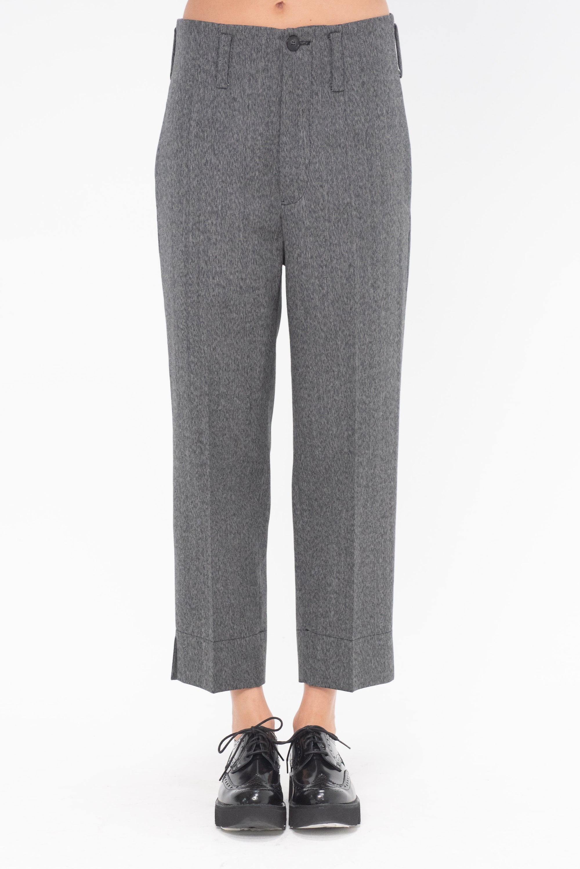 SOFIE D&#39;HOORE - High Waist Lined Trouser, Anthracite