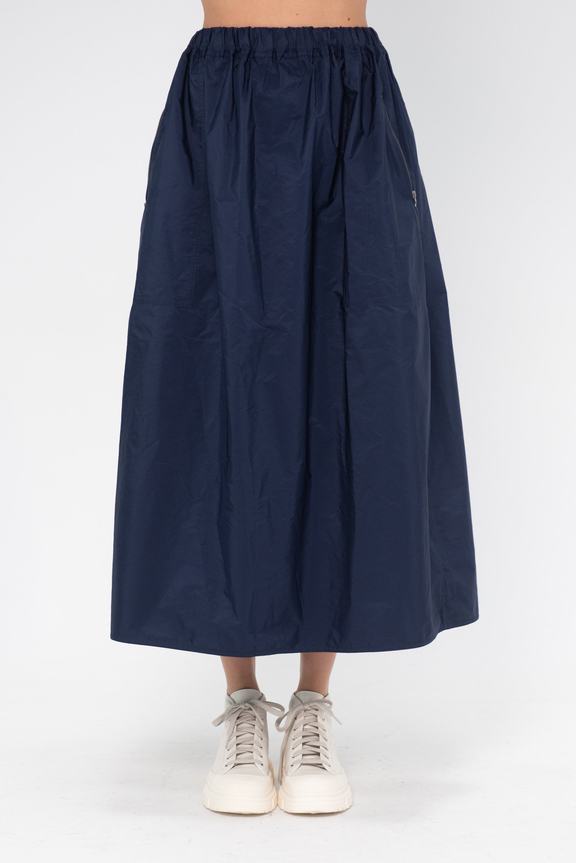 SOFIE D'HOORE - Long Taffeta Skirt, Touareg