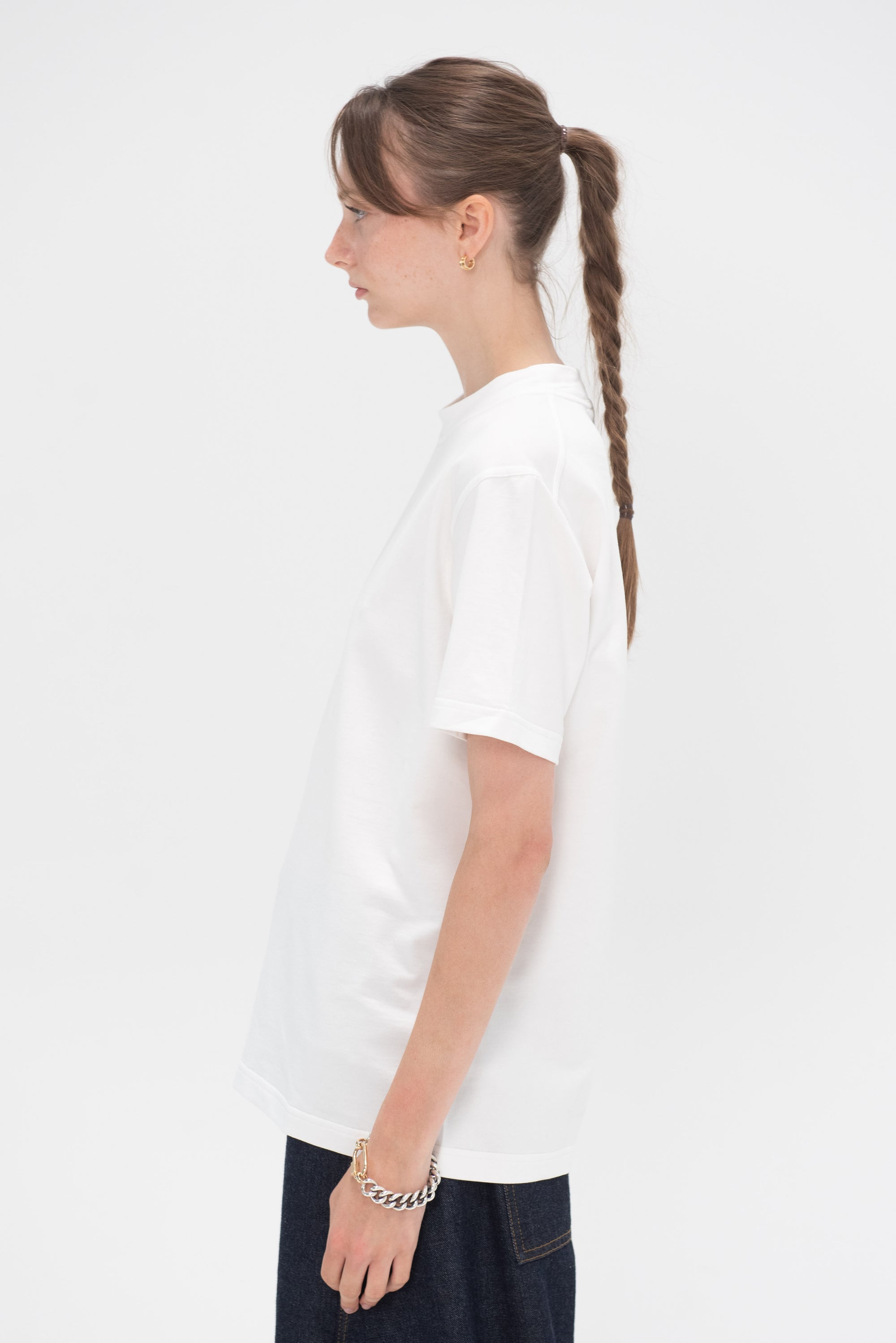 SOFIE D'HOORE - Tag Fine Cotton Fleece Tee, White