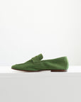 SOPHIQUE - Essenziale Classic Suede Loafer, Dark Green