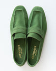 SOPHIQUE - Essenziale Classic Suede Loafer, Dark Green