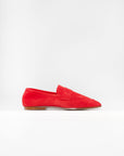 Essenziale Loafer, Red Suede