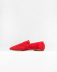 Essenziale Loafer, Red Suede