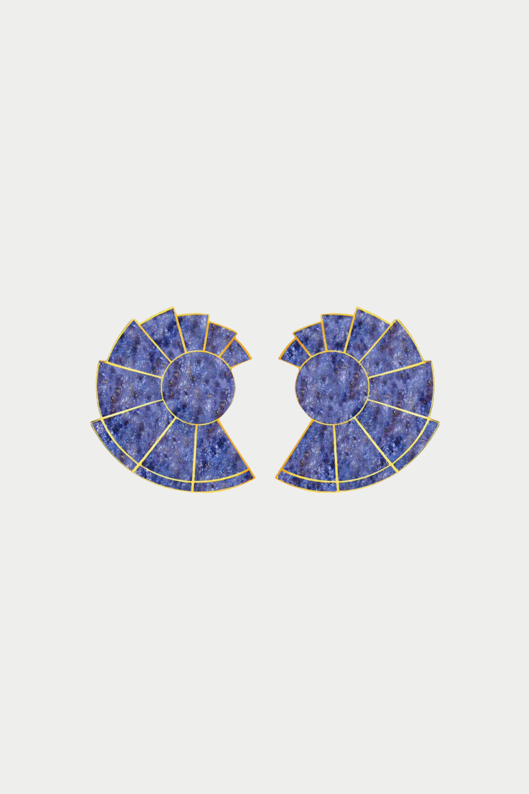 SORDO - Nautilus Ear Fans, Dumortierite