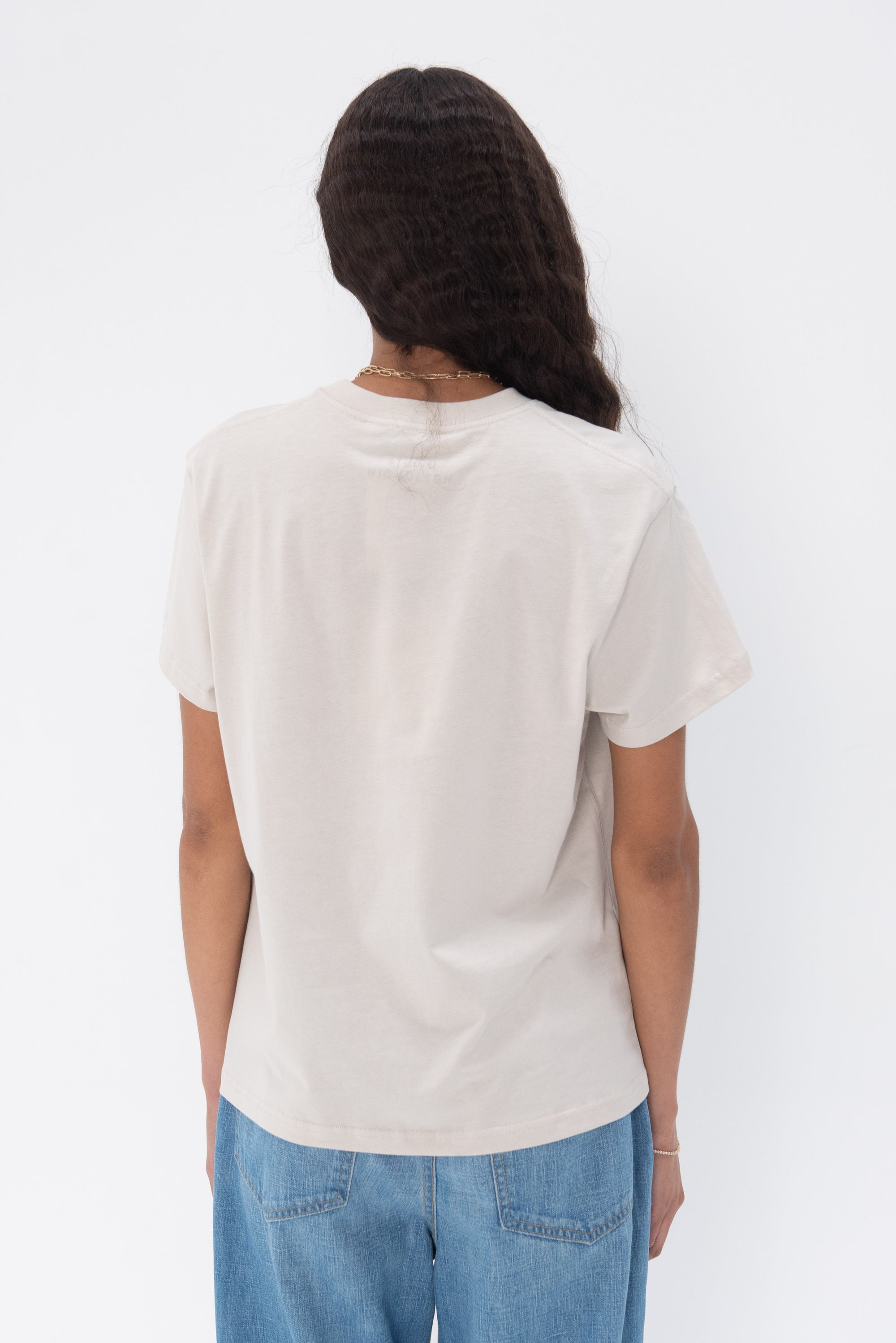 STUDIO NICHOLSON - Marine Perfect Tee, Dove