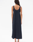 STUDIO NICHOLSON - Wylie Asymmetric Slip Dress, Black Ink