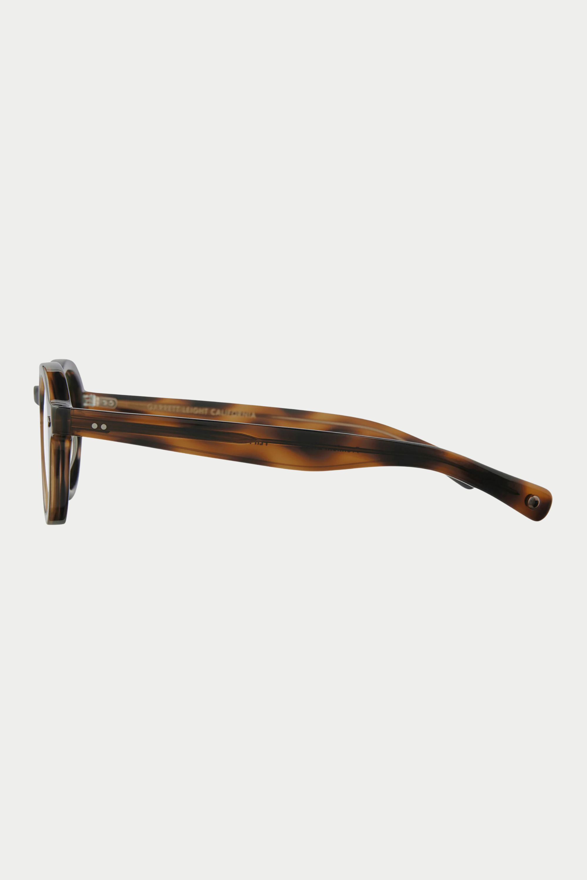 GARRETT LEIGHT - Flipper Sunglasses, Spotted Brown Shell