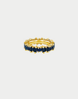 SUZANNE KALAN - Eternity Band, Dark Blue Sapphire