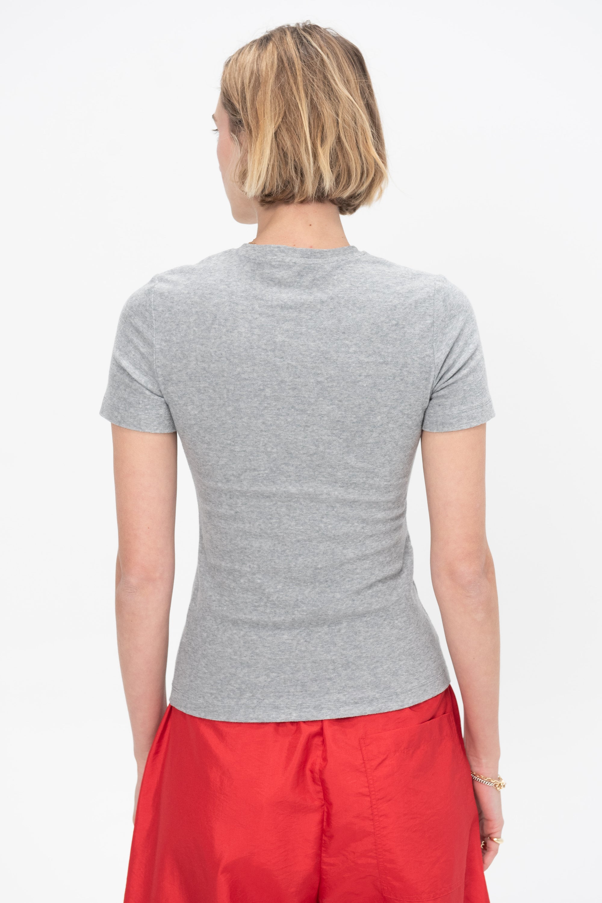 Dry Loop Terry Baby T-Shirt, Heather Grey