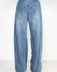 TIBI - Spring Denim Tuck Jean, Classic Blue