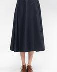 Eco Nylon Circle Skirt, Navy