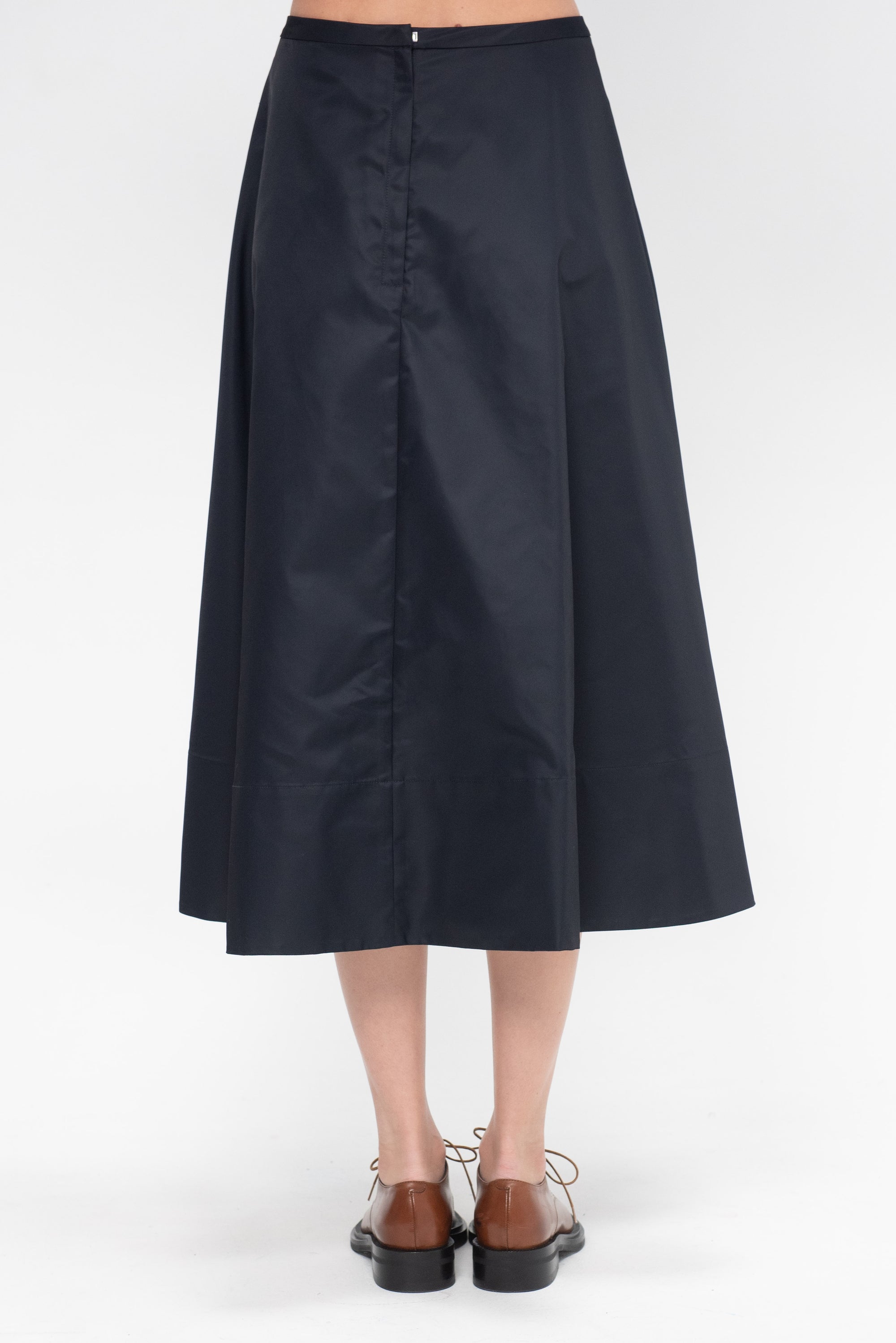 Eco Nylon Circle Skirt, Navy