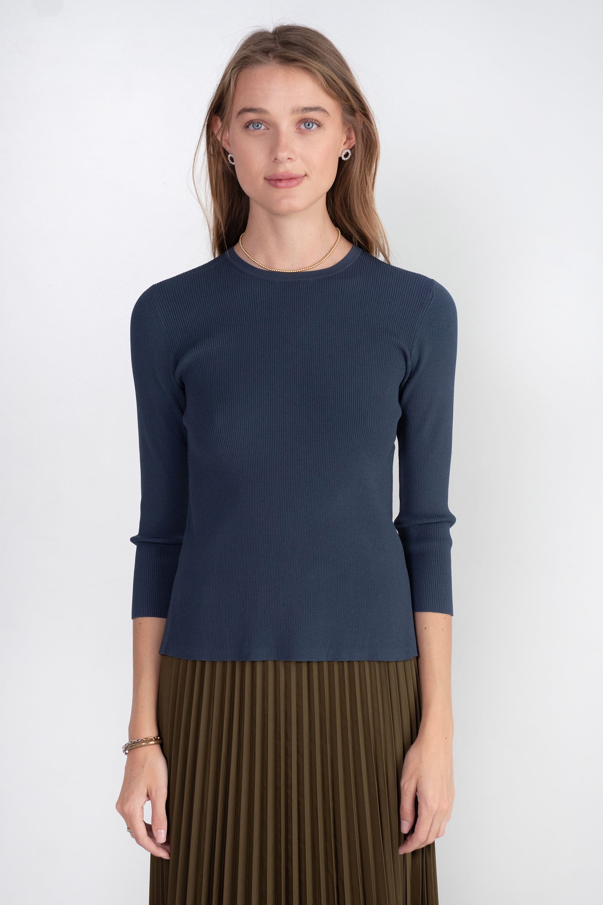 Giselle Stretch Sweater Circle Openback Tank – Tibi Official