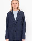 Harold Raglan Sleeve Blazer, Navy