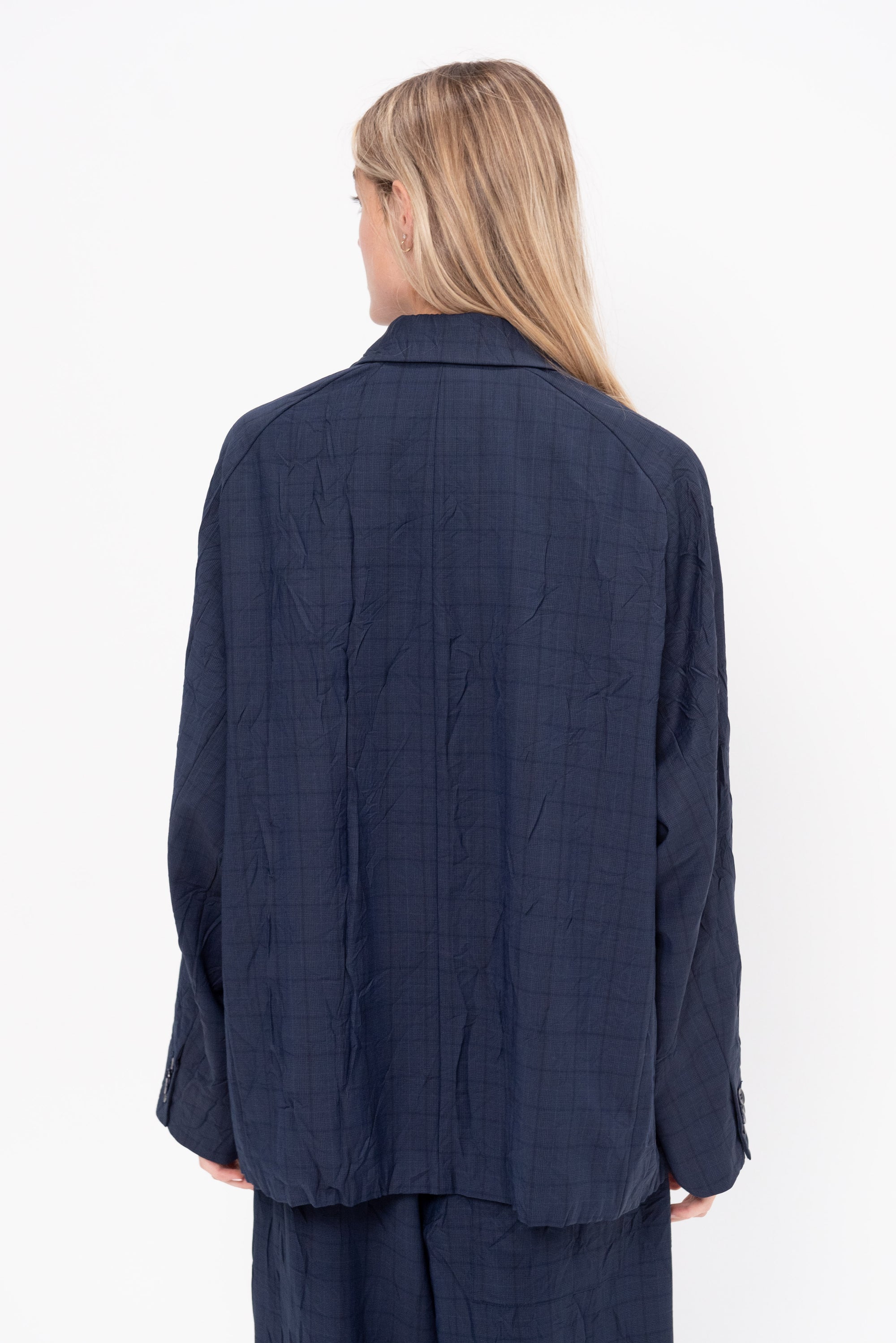 Harold Raglan Sleeve Blazer, Navy