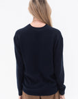 TIBI - Washable Cashmere Easy V-Neck Sweater, Navy