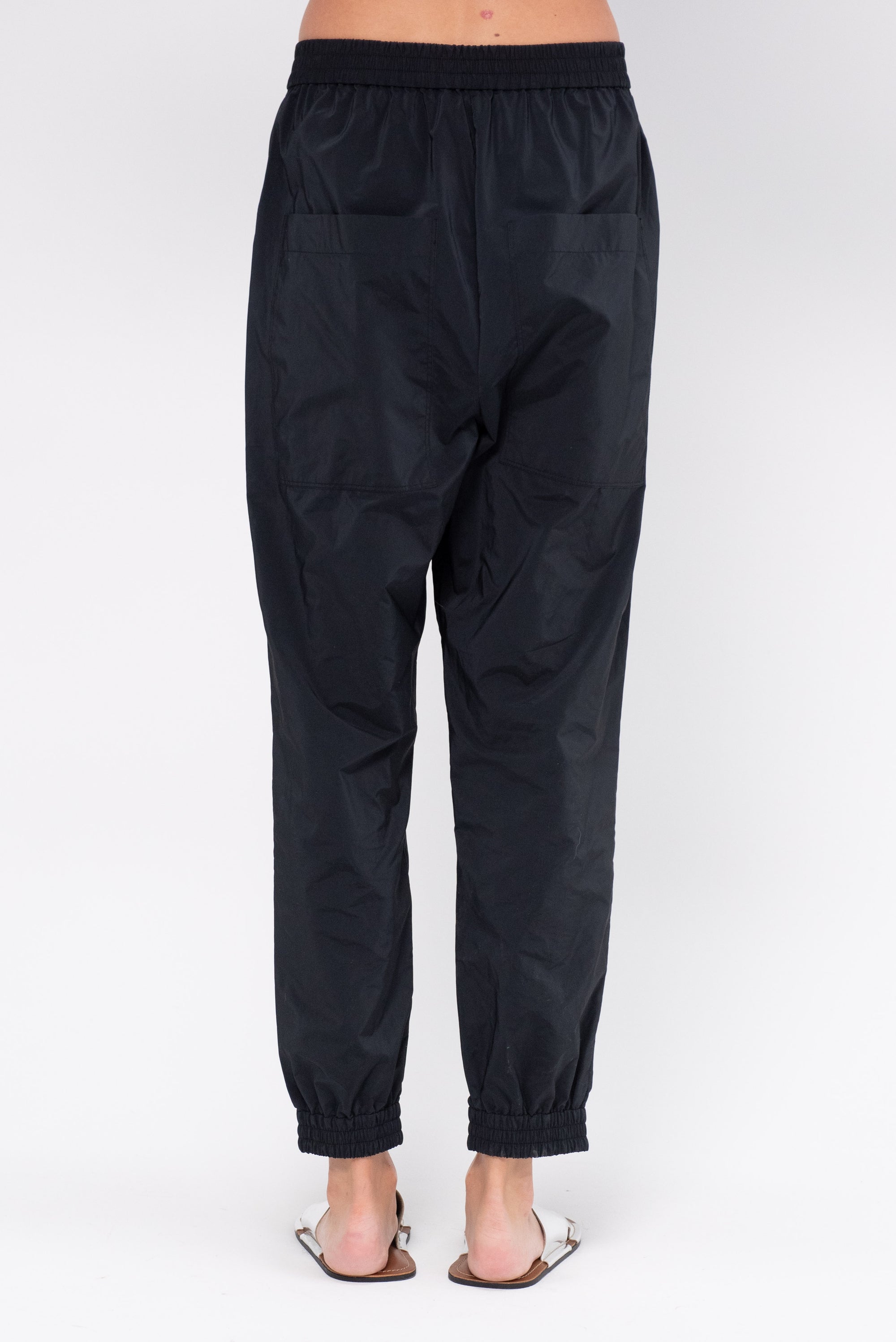 Nylon Zipper Jogger - Short