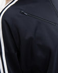 Active Knit Zipper Detailed Track Jacket, Navy