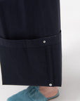 Bio Twill Triple Pleat Pant, Dark Navy