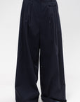 Bio Twill Triple Pleat Pant, Dark Navy