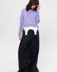 Bio Twill Triple Pleat Pant, Dark Navy