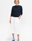 Nylon Pleated Pull On Skirt