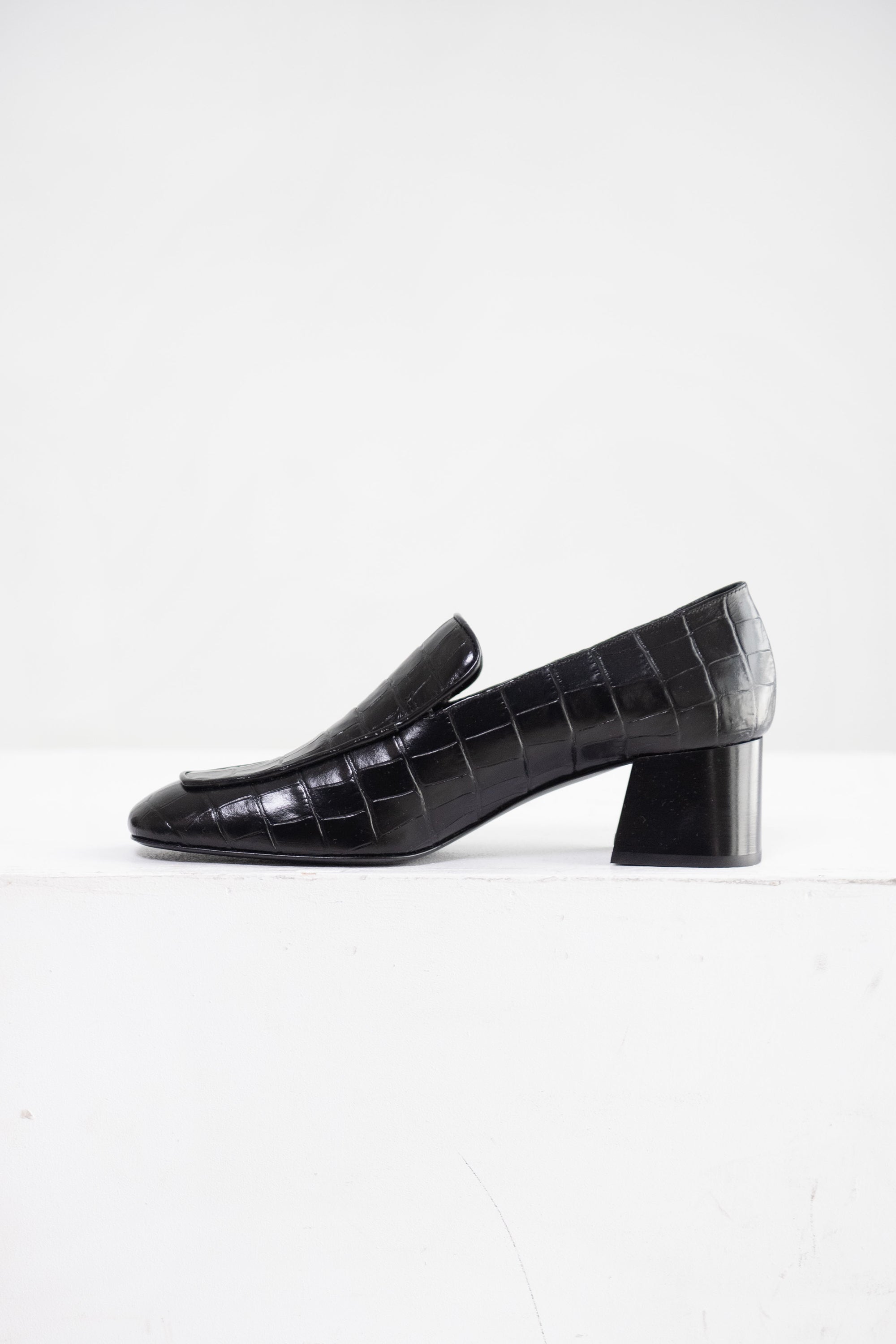 TOTEME - Block Heel Pump, Black