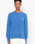 Crew Neck Cashmere Knit, Azure