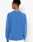 Crew Neck Cashmere Knit, Azure