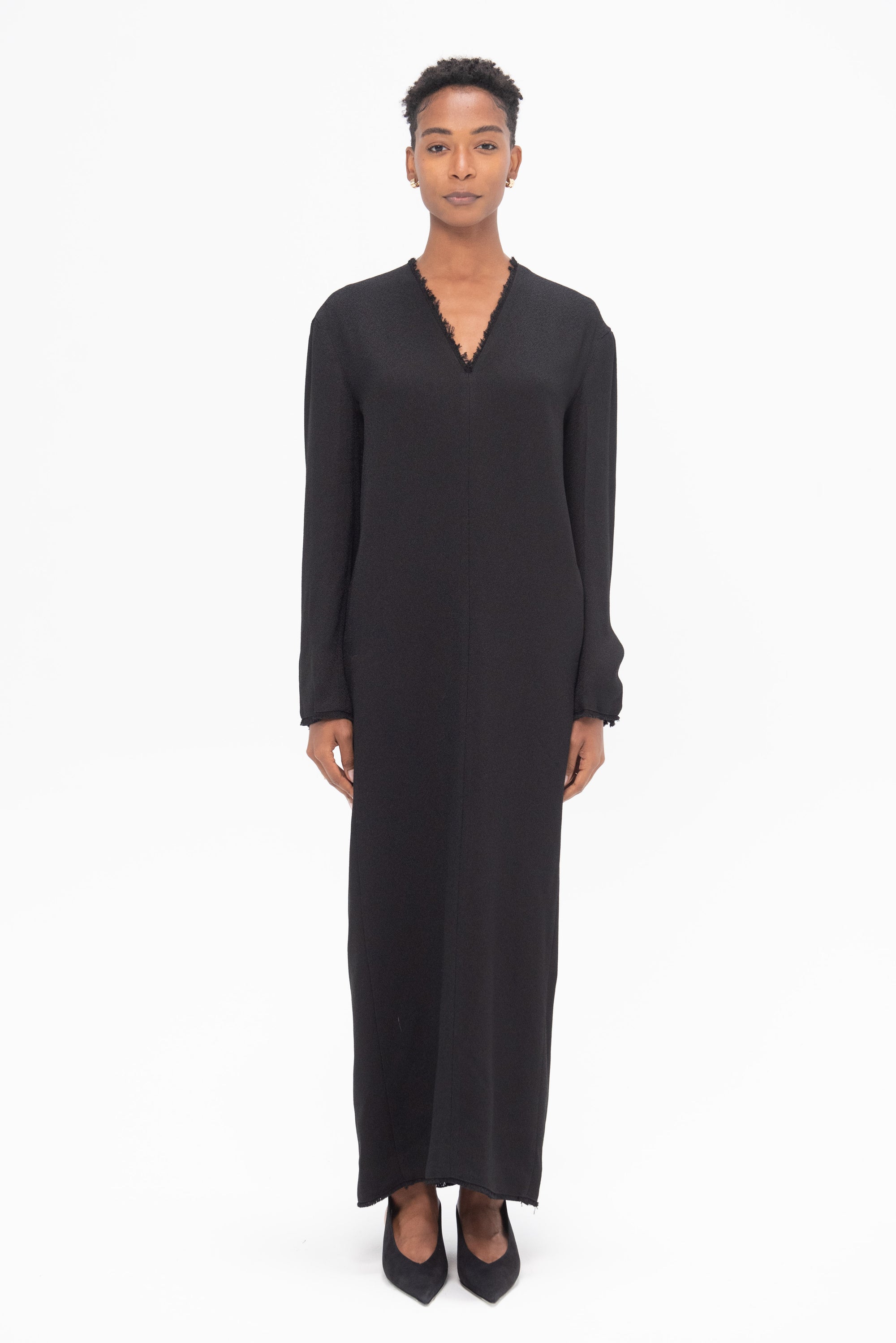 TOTEME - Broad Sablé Dress, Black